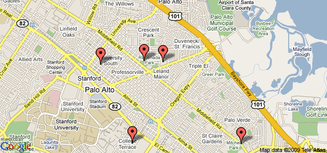Palo Alto Library Locations