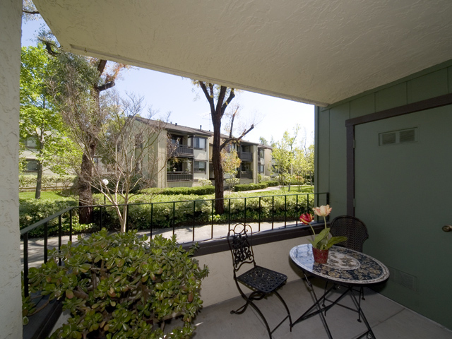 Balcony  picture - 777 San Antonio Rd, Unit 105, Palo Alto 94303