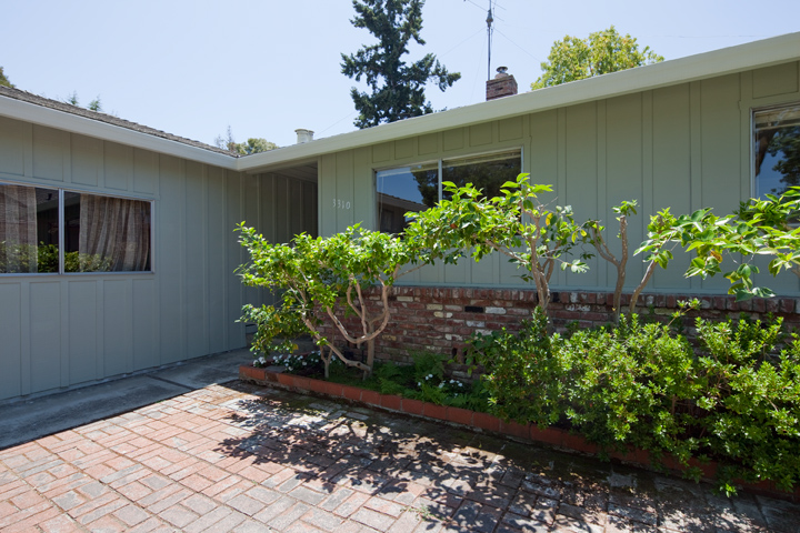 Patio Entrance  picture - 3310 Louis Rd, Palo Alto 94303
