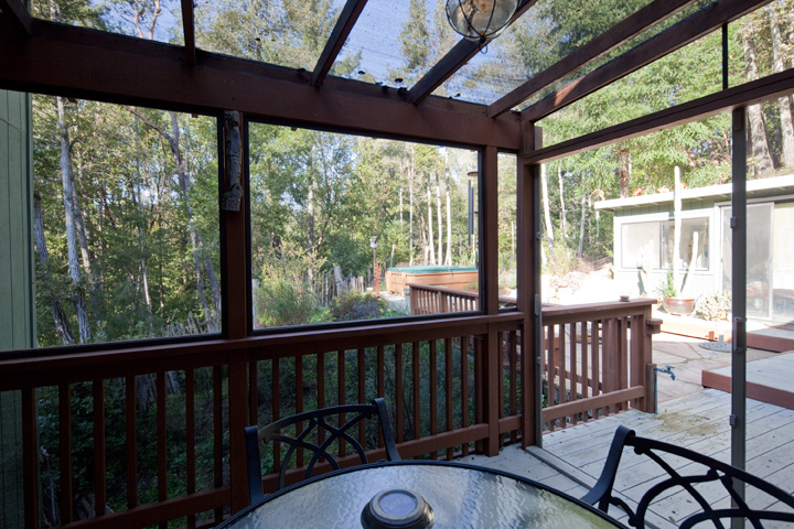 Screened Porch  picture - 386 Spring Hollow, Los Gatos 95033