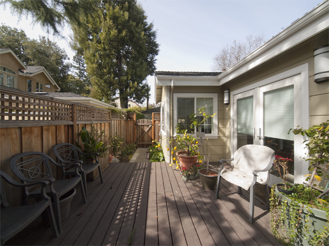 Deck picture - 932 Boyce Ave, Palo Alto 94301