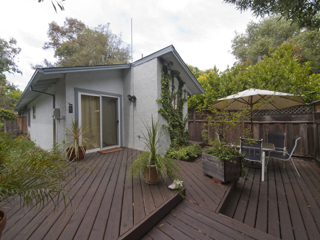 Deck picture - 2131 Hanover St, Palo Alto 94306