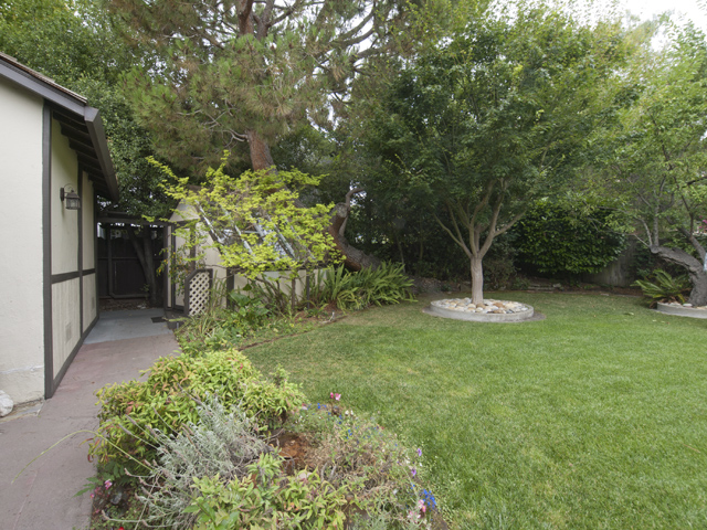 Backyard picture - 714 Matadero Ave, Palo Alto 94306