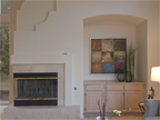 810 Corriente Point Dr, Redwood Shores 94065 - Family Room Fireplace 