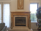 810 Corriente Point Dr, Redwood Shores 94065 - Living Room Fireplace 