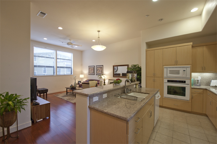 Kitchen Living picture - 4228 Rickeys Way, Unit C, Palo Alto 94306