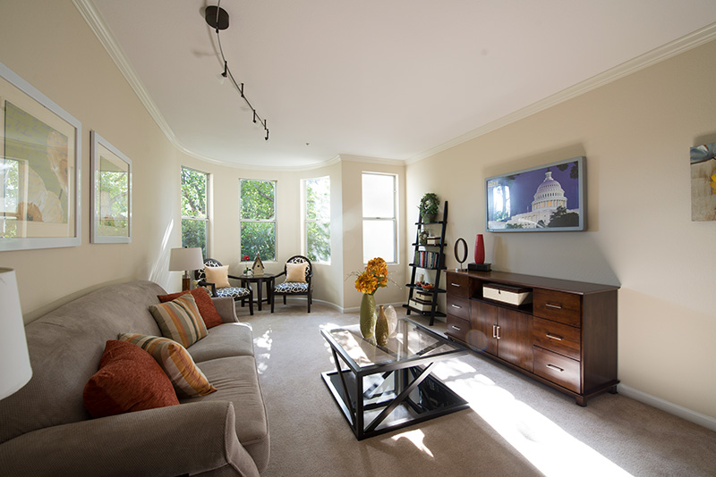Living Room - 427 Alma St 107, Palo Alto