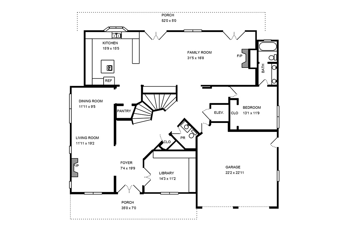 Floor Plan Ground Picture - 881 Parma Way, Los Altos 94024 Floor Plan Ground picture - 881 Parma Way, Los Altos 94024