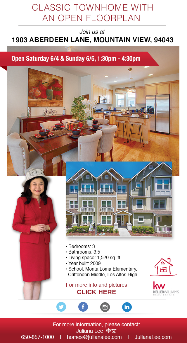 1903 Aberdeen Ln, Mountain View - open house invite