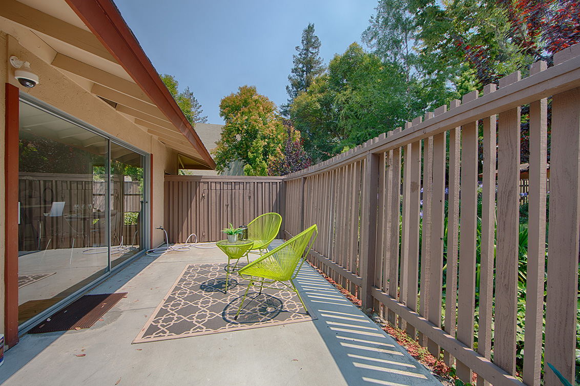 Patio (A) Picture - 224 E Red Oak Dr L, Sunnyvale 94086 Patio (A) picture - 224 E Red Oak Dr L, Sunnyvale 94086