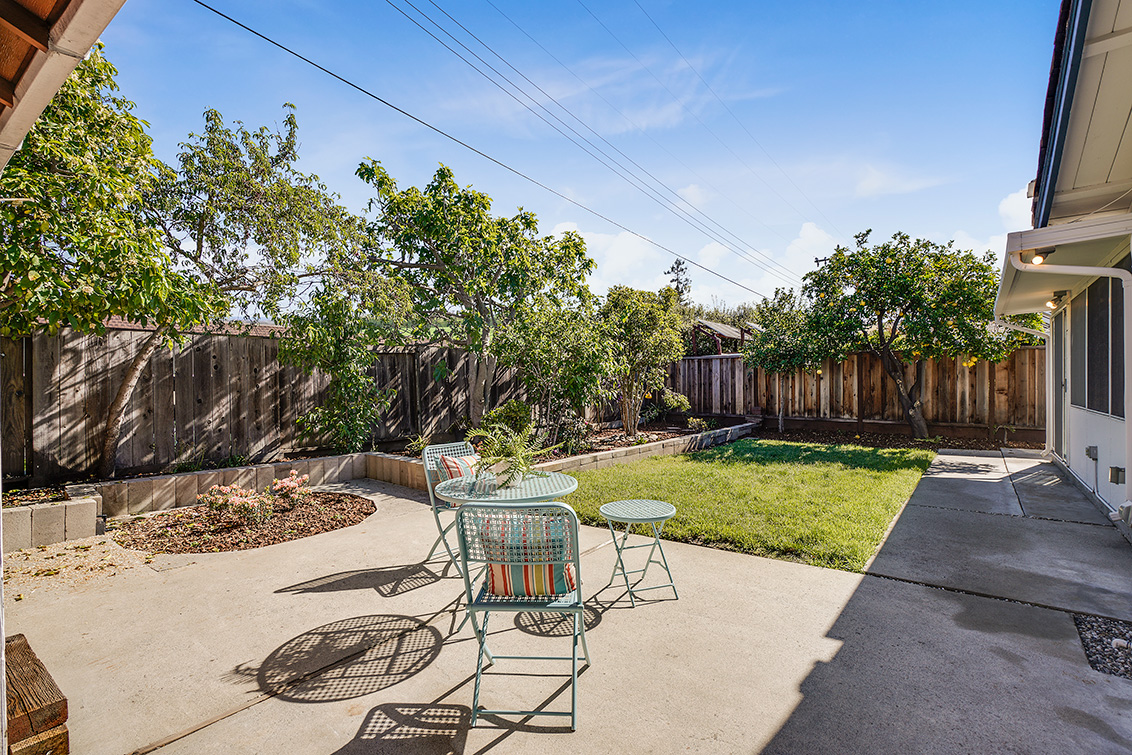 Backyard (B) Picture - 837 Gladiola Dr, Sunnyvale 94086 Backyard (B) picture - 837 Gladiola Dr, Sunnyvale 94086