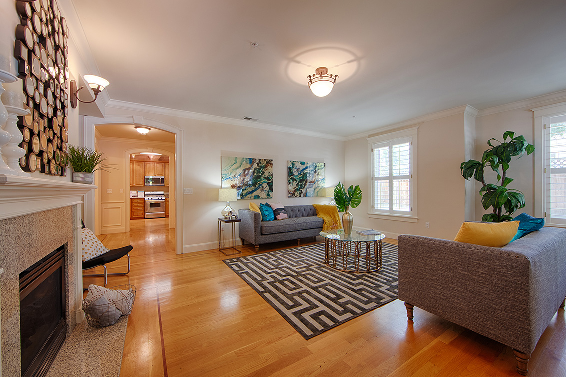 Living Room - 318 S Grant St 1a, San Mateo 94401