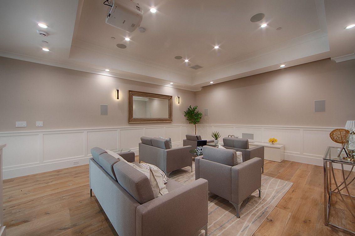Downstairs Theater (B) picture - 686 Spargur Dr, Los Altos 94022