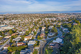 4001 Hacienda St, San Mateo 94403 - Drone (C)
