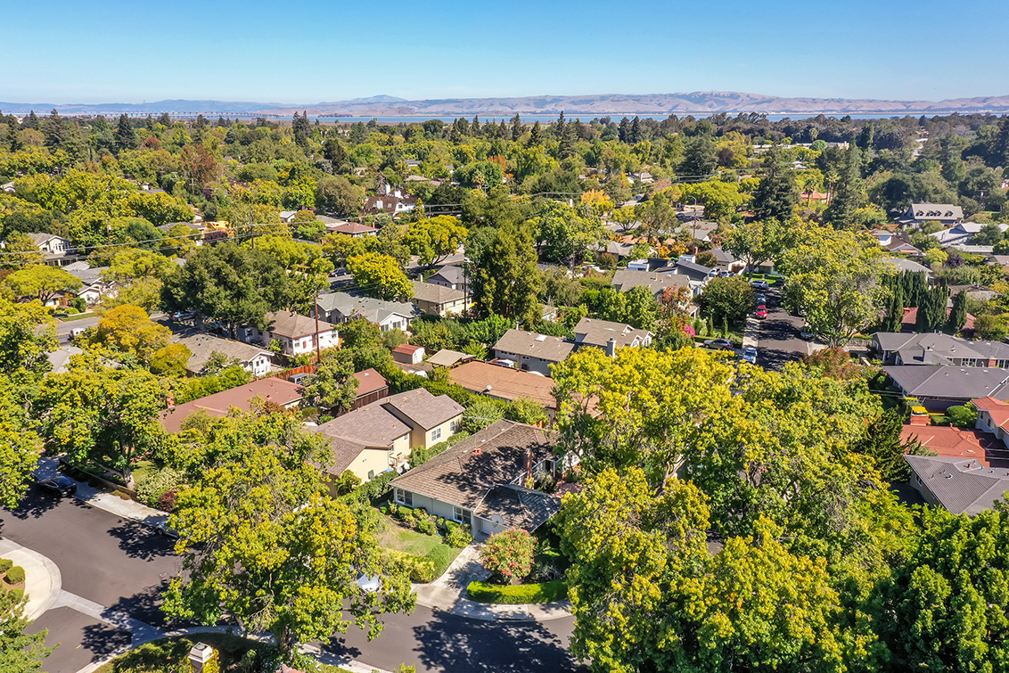 Aerial (A) Picture - 55 Morton Way, Palo Alto 94303 Aerial (A) picture - 55 Morton Way, Palo Alto 94303