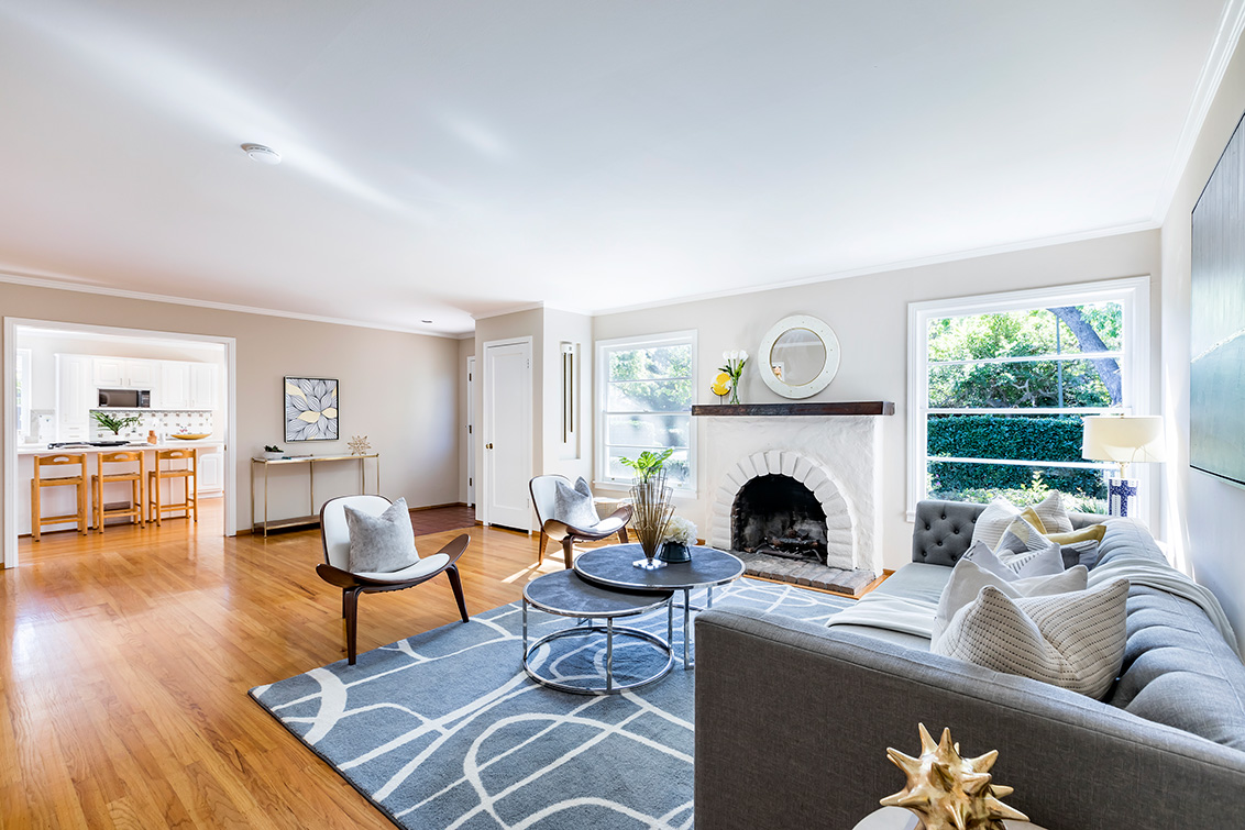 Living Room (C) Picture - 55 Morton Way, Palo Alto 94303 Living Room (C) picture - 55 Morton Way, Palo Alto 94303