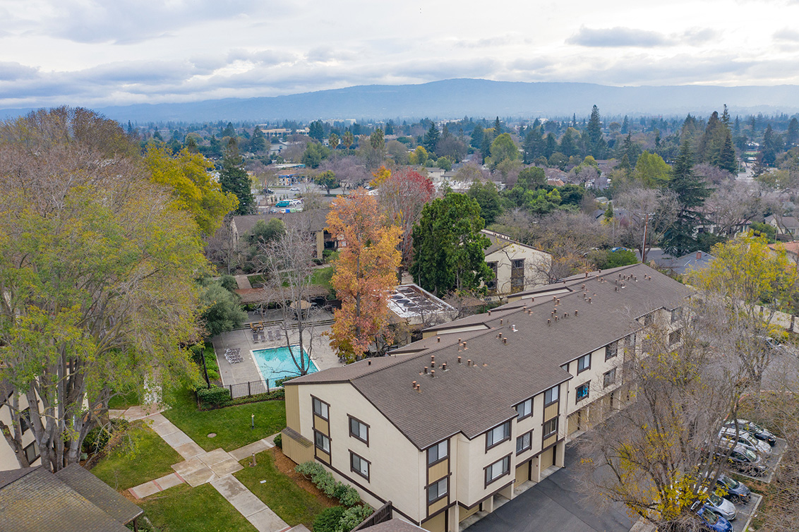 Drone (C) Picture - 765 San Antonio Rd 56, Palo Alto 94303 Drone (C) picture - 765 San Antonio Rd 56, Palo Alto 94303