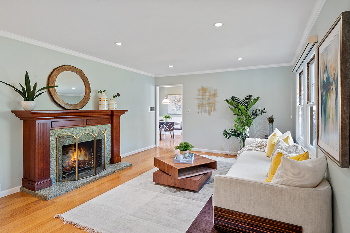 Living Room - 4221 Wilkie Way, Palo Alto 94306