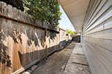 1187 Manzano Way, Sunnyvale 94089 - Sideyard Right 