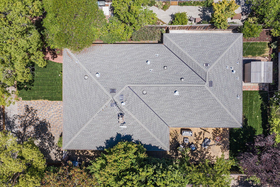 Aerial (A) picture - 144 Walter Hays Dr, Palo Alto 94303