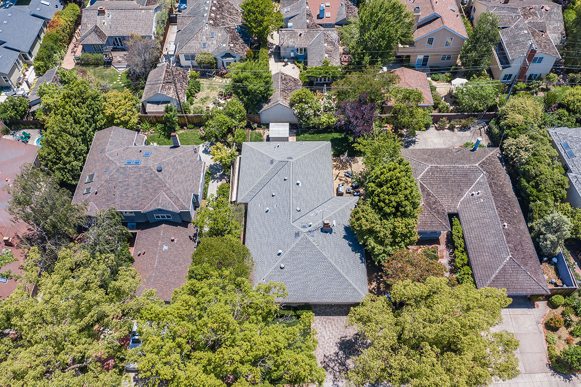 Aerial (D) picture - 144 Walter Hays Dr, Palo Alto 94303