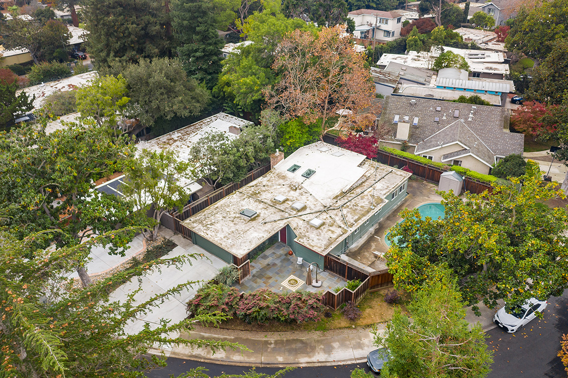 Aerial (A) Picture - 642 Wildwood Ln, Palo Alto 94303 Aerial (A) picture - 642 Wildwood Ln, Palo Alto 94303