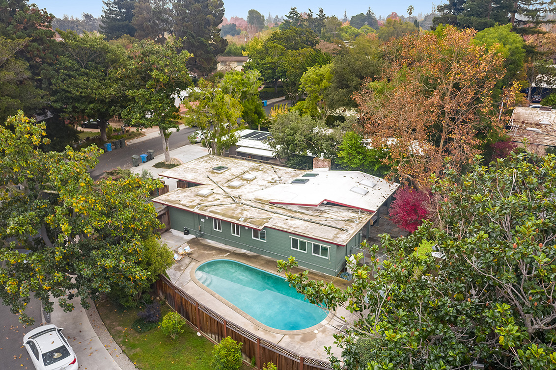 Aerial (C) Picture - 642 Wildwood Ln, Palo Alto 94303 Aerial (C) picture - 642 Wildwood Ln, Palo Alto 94303