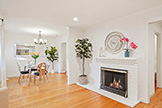 1260 University Ave, Palo Alto 94301 - Living Room Fireplace 