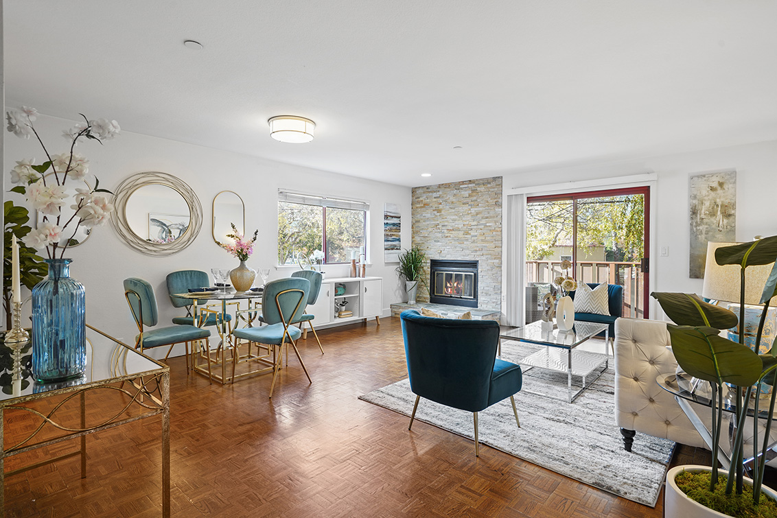 Living Room - 4149 El Camino Way #D, Palo Alto 94306