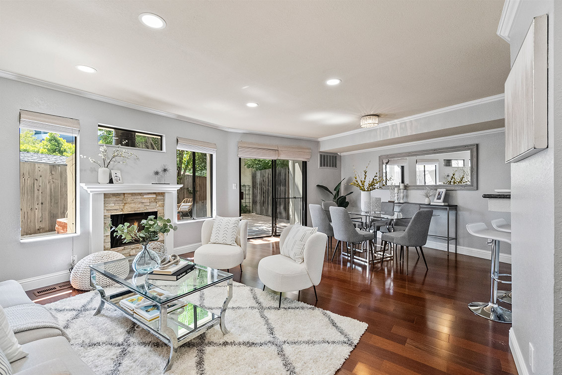 Living Room - 406 Pepper Ave, Palo Alto 94306