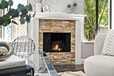 406 Pepper Ave, Palo Alto 94306 - Living Room Fireplace 